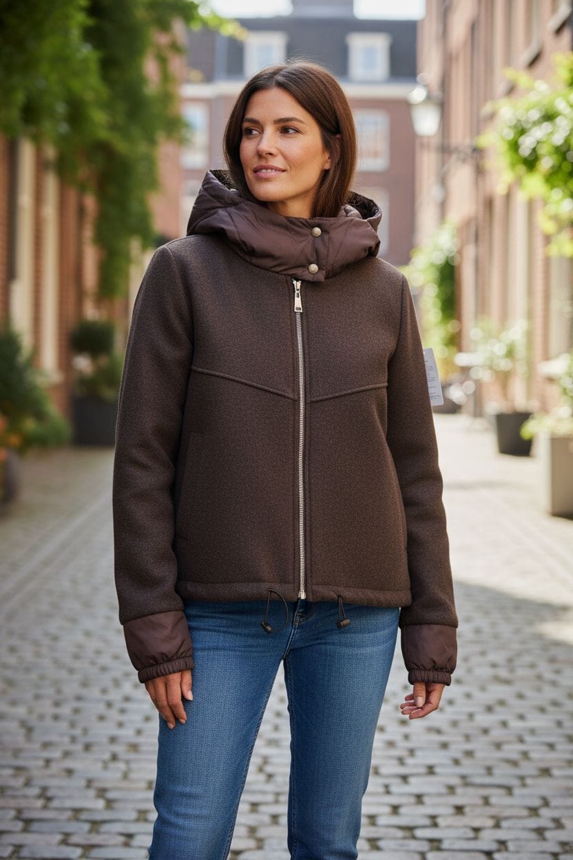 Veste oversize avec capuche
