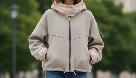 Veste oversize avec capuche